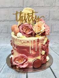 Elegant Simple Birthday Cake For Boyfriend 30th Birthday Cake Topper Reads Thirty In 2020 Simple Birthday Cake Birthday Cake Decorating 30 Birthday Cake