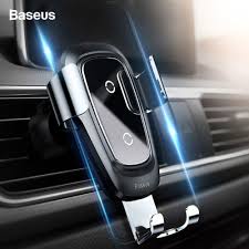 Baseus Qi Wireless Car Charger For Iphone Xs Max X 10w Fast Car Wireless Charging Holder For Xiaomi Mi 9 Mix 3 2s Samsung S10 S9 Charger Car Car Phone Holder