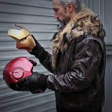 Our Latest Leather Jacket Is Michael Keaton S Vulture Jacket From Spider Man Homecoming Shown Here With A Genuine Fur Collar It Can Also Be Made With Faux Fu