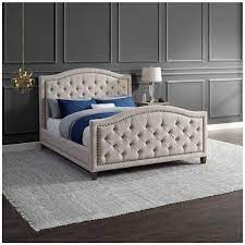 Thomasville Upholstered Queen Bed Beige Costco Australia In 2021 Queen Upholstered Bed Beige Bed Bedroom Decor Master For Couples