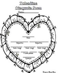 Valentine S Cinquain Poems For Class Poetry Book Cinquain Poems Cinquain Poetry Lessons