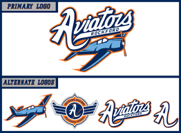 Rockford Aviators Unveil Primary And Secondary Logos Logos Sports Logo Design Sports Team Logos