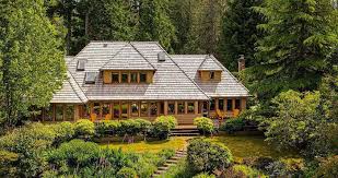 161 acres of partially cleared land with quaint loft style log cabin! Seascape Estate On Vancouver Island For Sale Luxury Residence