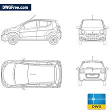 Suzuki Celerio Dwg Download Autocad Blocks Model Suzuki Autocad Blueprints