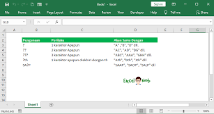 Reza rahardian, endhita, hengky sulaiman. Penggunaan Wildcard Pada Rumus Excel Excelnoob