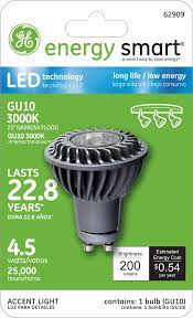 Ge Energy Smart 25w Replacement 4 5w Mr16 Gu10 Led Bulb Warm Energy Star 29 95 Kitchen Led Lighting Led Bulb Led Light Bulbs