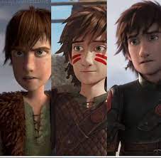 Hiccup At Ages 15 18 And 20 How Train Your Dragon How To Train Your Dragon Dragons Riders Of Berk