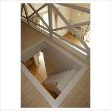 Attic Stairs The Style Of Stairs We Will Need Since Our Attic Access Is In The Kitchen Closet Not Much Space But Bigger Attic Rooms Small Staircase Loft Spaces