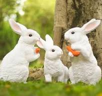LED Luminescent Rabbit Animal Modeling Lamp Outdoor Waterproof Garden Park  Landscape Project Lighting Lawn Lamp - AliExpress 39