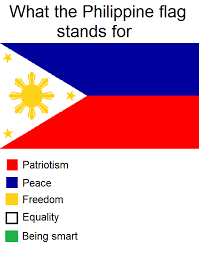 World flags coloring sheets 6. The Republic Of The Philippines Flag Color Representation Parodies Know Your Meme