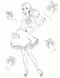Barbie fashion fairytale printable coloring pages are a fun way for kids of all ages to develop. Fashion Colouring Pages Of Barbie Novocom Top