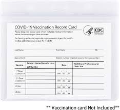If you lost your cdc card before getting a second dose, you can ask for a replacement card when you get your second dose. Keep Your Covid 19 Vaccination Card Protected With These Nifty Holders Available Online Cleveland Com