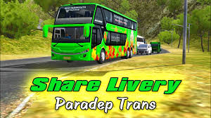 Resolusi template saya buat 4000x4000.!! Livery Paradep Trans Bimasena Sdd Custom Jetliner Bus Simulator Indonesia By Hanan Bogerz