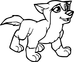 Nice Young Alpha And Omega Wolf Coloring Page Coloring Pages Coloring Pictures Cute Sheep
