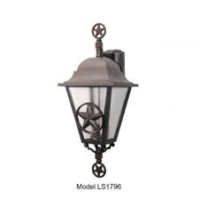 Large Lone Star Light With Three Medallions Texas By Texans