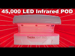 Theralight 360 Whole Body Light Pod The 45 000 Led Infrared Pod Offers The Highest Roi On The Market Comp Red Light Therapy Bed With Led Lights Light Therapy