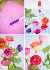Setiap manusia mengawali komunikasinya dengan dunia sekitarnya melalui bahasa tangis. 8 Fruhlingsdeko Ideen Basteln Fruhling Basteln Mit Papier Blumen Aus Papier