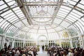 The Palm House Is A Gorgeous Setting For A Winter Ceremony At Brooklyn Botanic Ga Brooklyn Botanical Garden Wedding Best Wedding Venues Brooklyn Wedding Venues