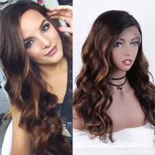 We believe that it would be better to show you some photos, have much to tell you the obvious about the fact that hairstyle. Amazon Com Topfeeling Ombre Brazilian Human Hair Lace Front Wigs For Black Women Body Wave 1b 33 30 Highlight Human Hair Wig 16inch Beauty