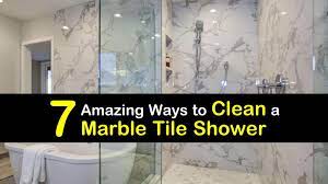 Start at the top and work toward the bottom. How To Clean A Marble Tile Shower
