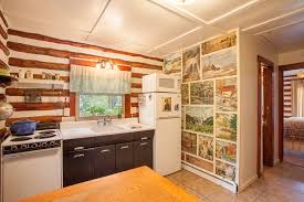 1950s log cabin rustic kitchen st