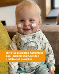 Hallo, ich bin Lou! Ich kam vor 3 Jahren mit einem halben Herz zur Welt.  Die Ärzte sagen, halbe Herzen kann man nicht heilen