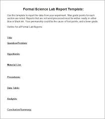 Lab Report Chemistry Template Google Search Lab Report Template Report Template Lab Report