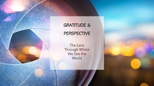 Gratitude and Perspective: The Lens Through Which We See the World