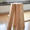 You can make your own table using a decorative pedestal available in most hardware stores. 1