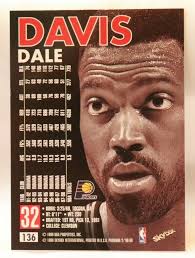 DALE DAVIS PACERS AUTOGRAPH #136 TRADING CARD