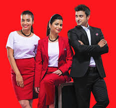 Here is a spicejet cabin crew member leading. Spicejet Introduces New Uniforms For Flight Attendants Ground Staff