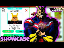 All star tower defense all codes wiki all star tower. New Code Op All Might Showcase In All Star Tower Defense Roblox Youtube