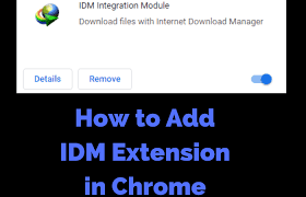 To redirect the download link to idm crack, you must set a minimum client program. How To Add Idm Extension In Google Chrome Mozilla Opera