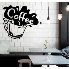 Untuk inspirasi gambar dinding, tenang saja karena kania sudah menyiapkannya. Stiker Unik Kaca Dinding Cafe Wall Sticker Kopi Tumpah Shopee Indonesia
