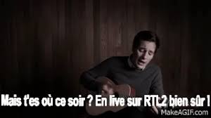 Mais t'es pas là, paris (paris, france). Vianney Pas La On Make A Gif