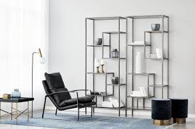 Elena Grande Etagere En Metal Et Verre Maison Corbeil Home Decor Home Shelves
