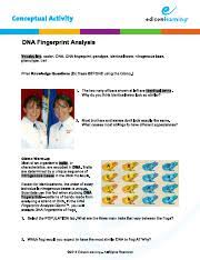 This is only a preview of the document. Dna Fingerprint Analysis Gizmo Answers Dna Fingerprint Analysis Gizmo Answers Yeah Reviewing A Books Dna Fingerprint Analysis Gizmo Answers Could Course Hero