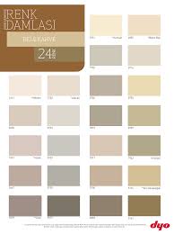 Bazı boya markaları sadece pastel renkler bazıları canlı renkler bazıları ise retro renkler üzerine ev dekorasyonunda hem iç hem dış cephe boyası sürekli yapılmıyor olsa da trendleri takip edecek kadar sık yapılıyor denebilir. Sertifikali Boyacilar Istanbul Boya Ustasi Sirinevler Yenibosna Dyo Ic Cephe Renk Kartelasi 2017 Dyo Renk Kartelasi