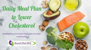 Eating a very low calorie diet can help you replenish your metabolism and contribute to weight loss. Daily Meal Plan To Lower Cholesterol Renal Diet Menu Headquarters