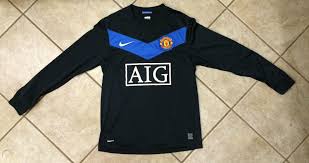 Check out our manchester united jersey selection for the very best in unique or custom, handmade pieces from our clothing shops. New Nike Manchester United Long Sleeve Jersey Black Blue Away Shirt Adult Small 1749568902