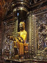 Maybe you would like to learn more about one of these? Our Lady Of Montserrat Patroness Of Catalonia The Statue Of Stock Photo Picture And Royalty Free Image Image 61277559