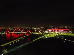 ⭐ awarded most beautiful stadium in the world 2019. Optus Stadium Bridge Level 21 Picture Of Crown Towers Perth Burswood Tripadvisor