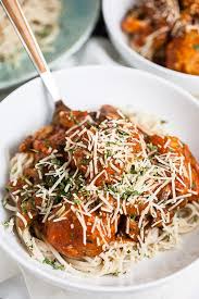 Preheat the oven to 375°f. Gluten Free Spaghetti And Turkey Meatballs Recipe The Rustic Foodie
