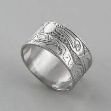 Pin On Haida Rings By Carmen Goertzen Haida Jewelry