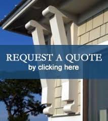 1.5/8 inch aluminum and powder coated in white color Decorative Soffit Brackets
