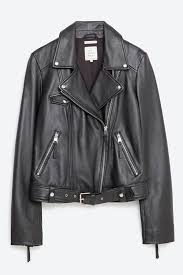 Leather And Faux Moto Jackets To Wear With Everything This Fall Zara Leather Jacket Leather Jacket Black Leather Jacket