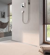 The shower basin is poured concrete on 3 walls and concrete block on one wall. Floor Level Aesthetic Proven A Million Times Over The Tecedrainline Shower Channel Turns 15 Years Young Tece International