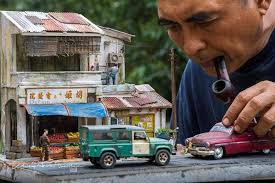 Intricate Miniature Models Of Rusty Things Diorama Miniatures Miniature Model