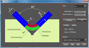 K Factor Sheet Metal Bending