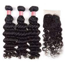 This hair can be worn one length or in layers. Virgin Indian Natural Curly Bundle Closure Package Lace Xclusive